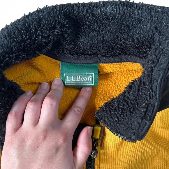 L.L. Bean Outdoor Insulated Yellow Performance Jacket Size XL Mens Outerwear - Picture 4 of 8